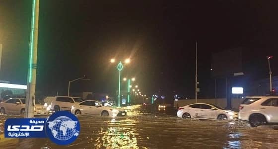 أمطار غزيرة على ظهران الجنوب وأملج
