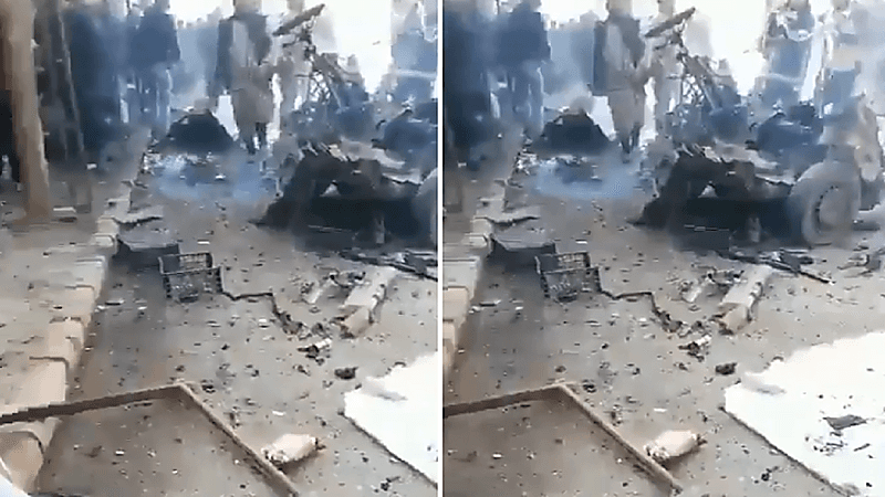 بالفيديو.. قتلى وجرحى في انفجار سيارة مفخخة وسط سوق بحلب