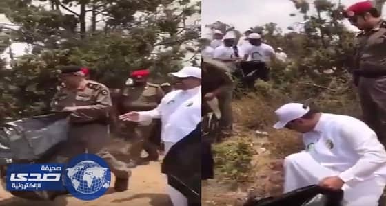 بالفيديو.. الأمير منصور بن مقرن يدشن حملة " النظافة دين وخلق " بعسير