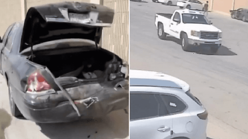 "بسبب خلاف".. تصادم متعمد بالمركبات وسط مكان عام بالمملكة