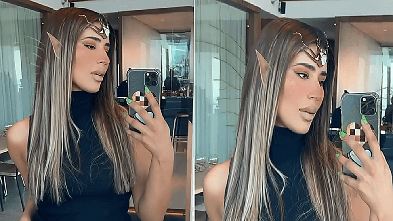 ليلى عبدالله تثير الجدل بمظهر غريب (فيديو)