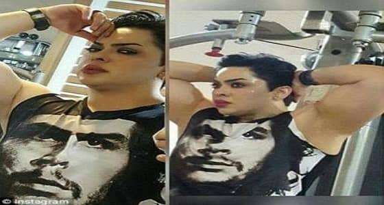 تعرض لاعبة كمال أجسام ايرانية للسجن لنشرها صور عارية