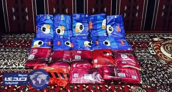 ١٨ بلاطة حشيش و٦٦٢ لتر مسكر  و١٤٤ متسلل في قبضة دوريات المجاهدين بجازان