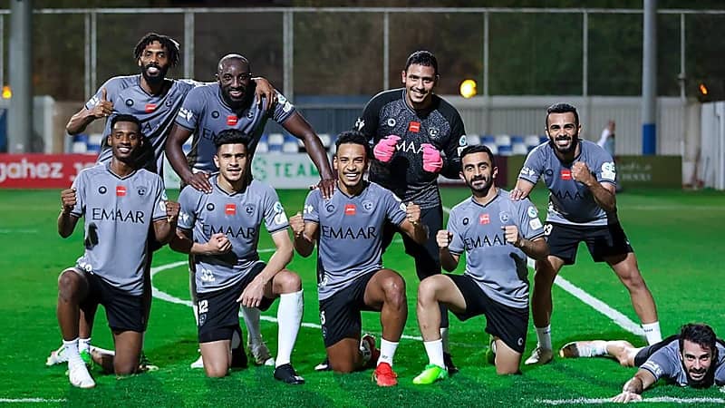 الهلال يستأنف تدريباته الاعتيادية استعدادا لمواجهة الكويت الكويتي "صور"