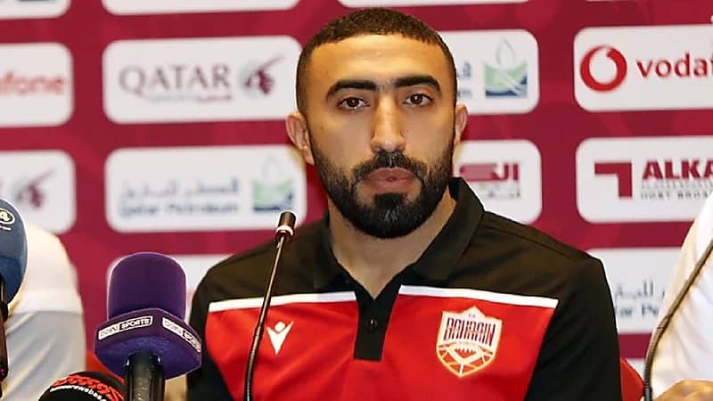 إيقاف لاعب بحريني بعد حركة غير لائقة بخليجي 25