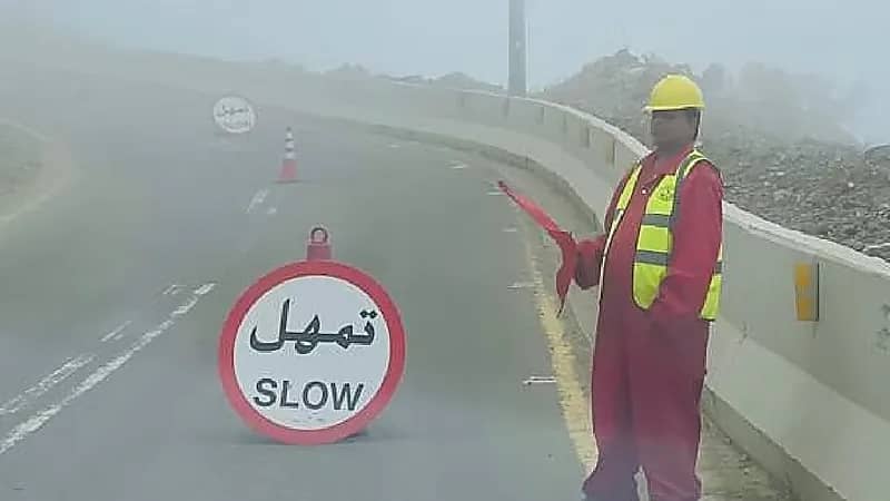 فتح طريق الجبل الأسود بعد ساعتين من الانهيارات