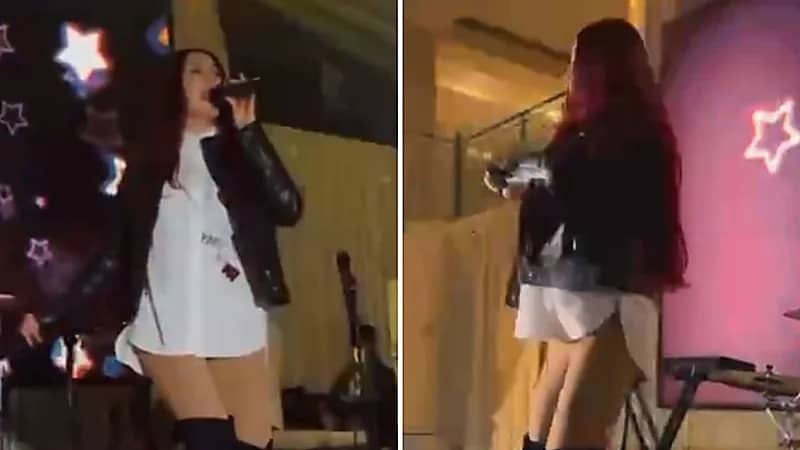 مطربة أوزبكية تحرم من أداء عروضها شهرا بسبب بنطال لحمي (فيديو)