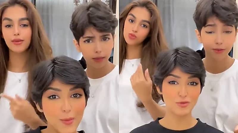 انتصار الشريف وبناتها يتفاعلون على أنغام اختياراتي مدمرة حياتي .. فيديو