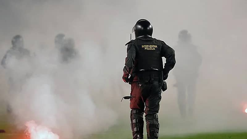 اعتقال 51 مشجع في نهائي نصف كأس كرواتيا