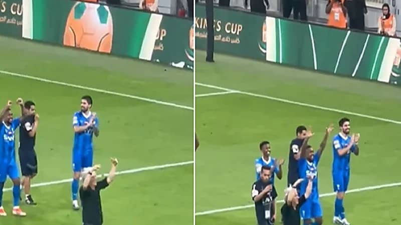 رقصة جيسوس بعد الفوز على الاتحاد .. فيديو