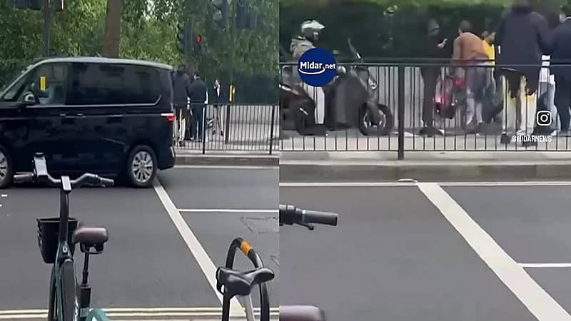 خليجيون يمسكون باحد لصوص الهواتف في لندن.. فيديو