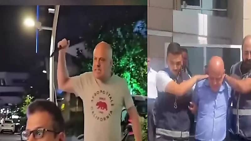 الشرطة التركية توقف رجلا هدد سائحا سعوديا بسكين .. فيديو