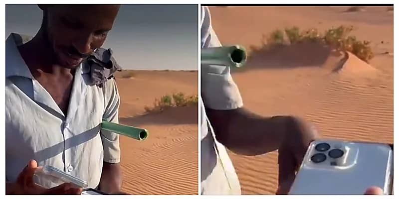 مواطن يفاجئ عامله بهدية آيفون15.. فيديو