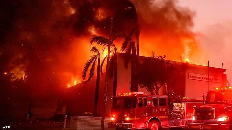 ارتفاع حصيلة ضحايا حرائق لوس أنجلوس إلى 10 قتلى.. فيديو