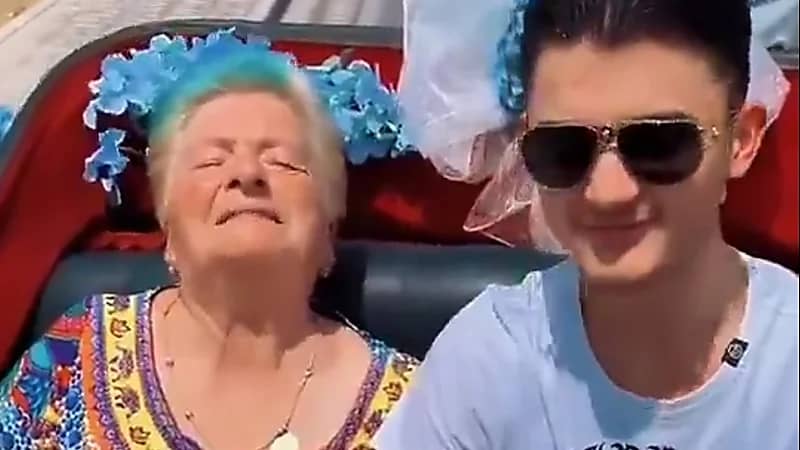 شاب سوري يتزوج من مليونيرة إيطالية تكبره ب 48 عاما ... فيديو