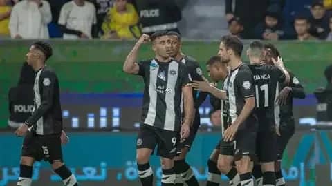 حمدالله يرد على جماهير النصر بإشارة مثيرة بعد هدفه.. فيديو