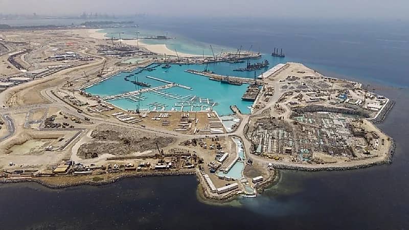 تطور الأعمال الإنشائية في مشروع وسط جدة ..صور