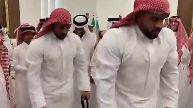 أبو ربيعة يرقص بطريقة غريبة في حفل زفاف صديقه ويثير الجدل .. فيديو