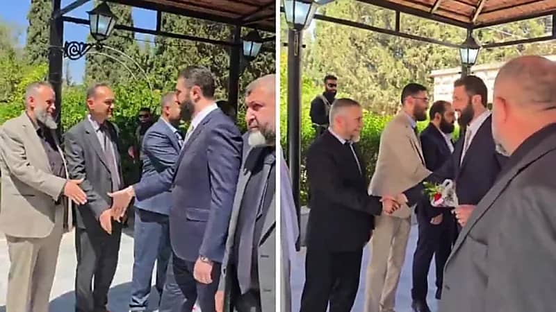 الشرع يزور درعا لأول مرة منذ توليه رئاسة سوريا .. فيديو