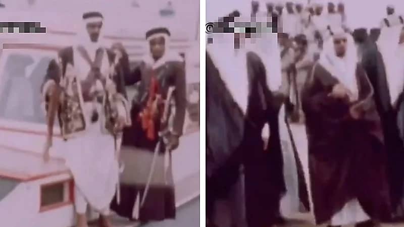 لقطات نادرة لاستقبال الملك سعود لحاكم البحرين في الخبر قبل 86 عامًا.. فيديو