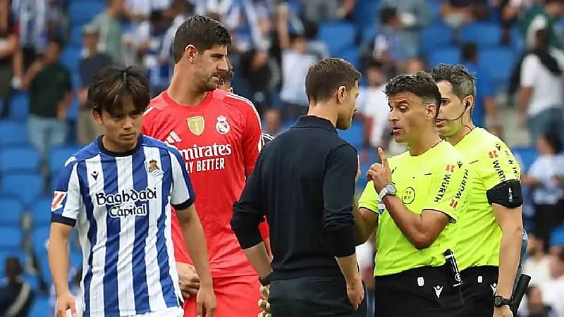 أزمة بين ريال مدريد والحكم مانزانو بعد مواجهة سوسييداد