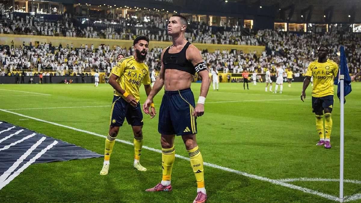 قفزة رونالدو تتصدر تدريبات النصر.. صورة