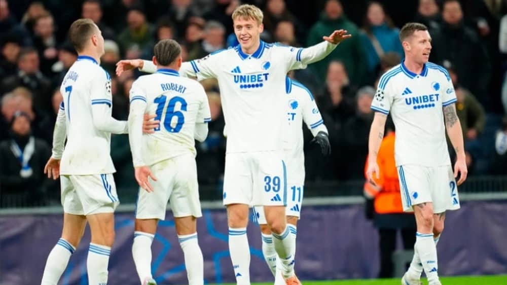 كوبنهاجن يحقق فوزه الأول في دوري أبطال أوروبا