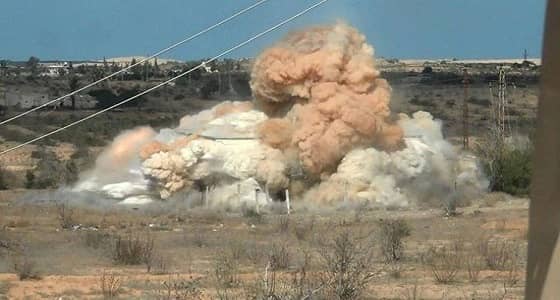 الجيش المصري الثاني يقضي على تكفيريين ويدمر نفقا بشمال سيناء