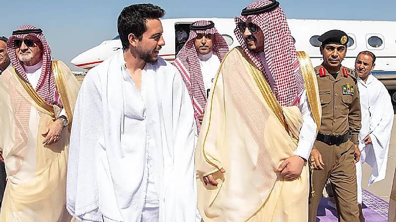 ولي عهد الأردن يصل إلى جدة