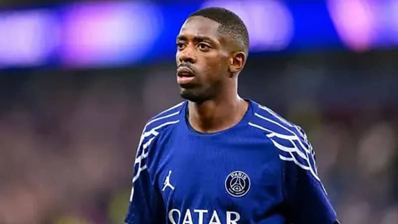 تصرف غريب من ديمبلي بعد خسارة باريس أمام أستون فيلا.. فيديو