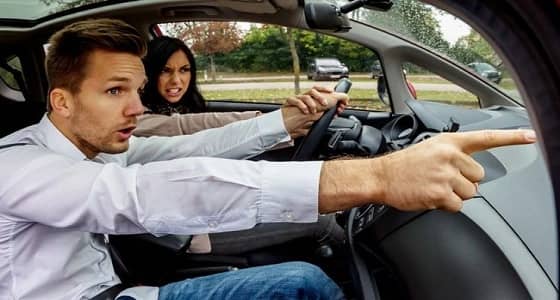 دراسة تؤكد أن أغلب المشاحنات الزوجية تتم في السيارة