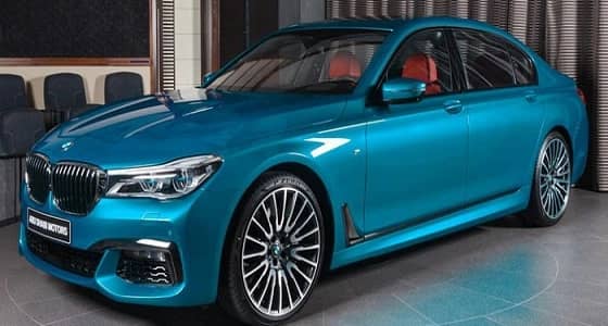 بالصور.. الكشف عن BMW Individual 750Li بلونها الجديد في أبوظبي