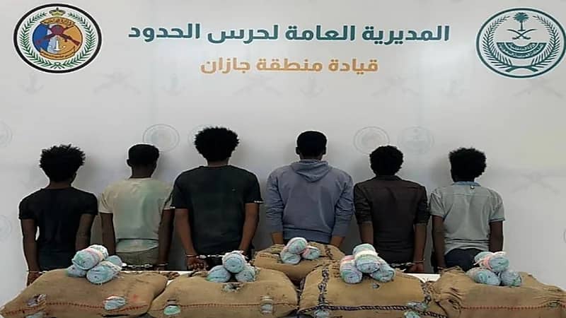 القبض على 8 أشخاص وإحباط محاولتي تهريب مواد مخدرة