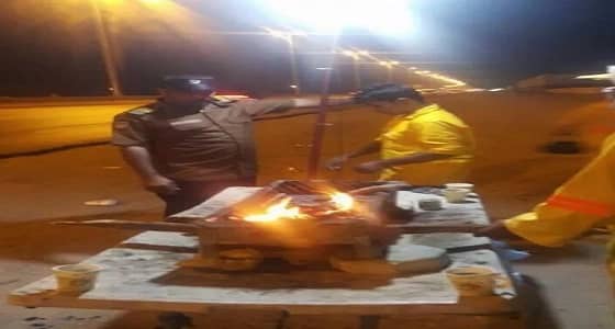 حجز عدداً من عربات " الفود ترك " بالخرج