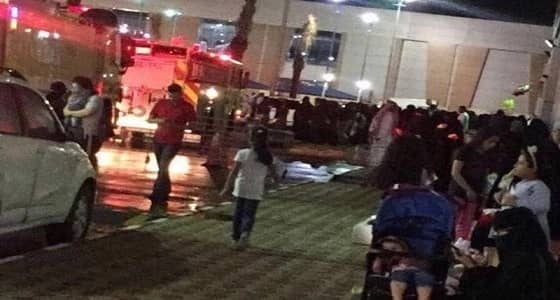 سقوط سقف محل تجاري في سكاكا وإخلاء تام للمجمع