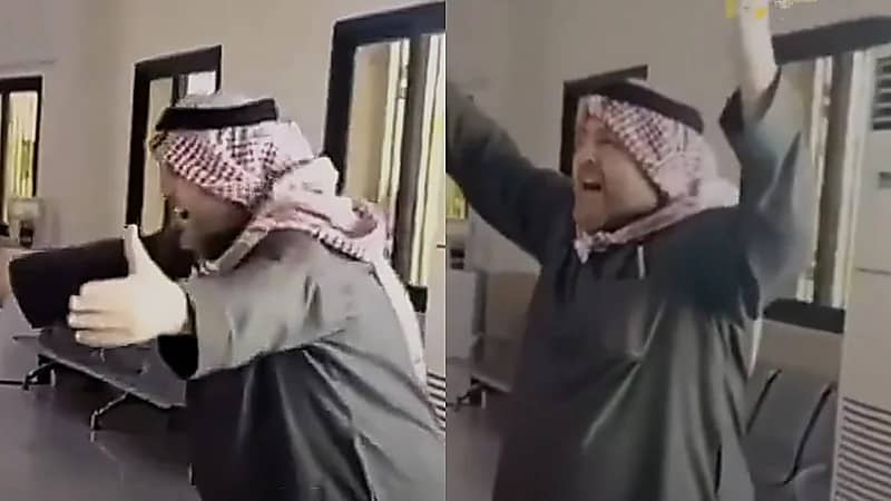 لحظة مؤثرة لعودة مغترب سوري إلى بلاده .. فيديو