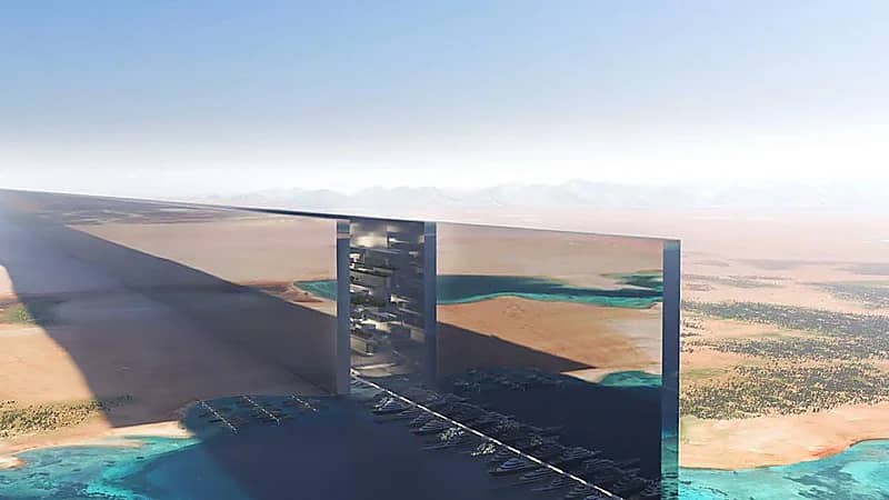 بدء تنفيذ أعمال الحفر والاختبارات في أنفاق البنية التحتية بمشروع ذا لاين .. صور