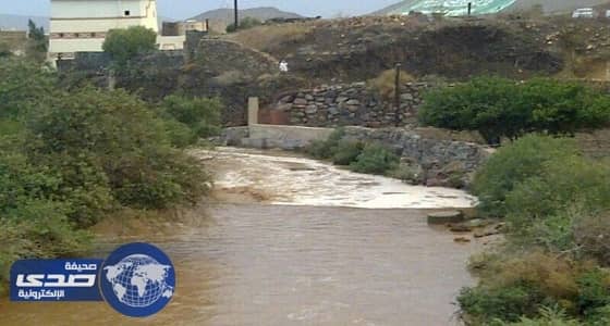 أمطار على ظهران الجنوب