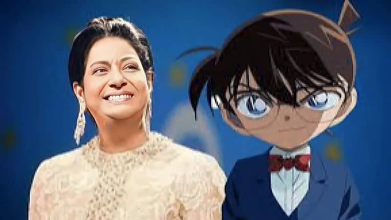 أم كلثوم تغني مقدمة مسلسل كونان الشهيرة لرشا رزق والجمهور يتعجب .. فيديو