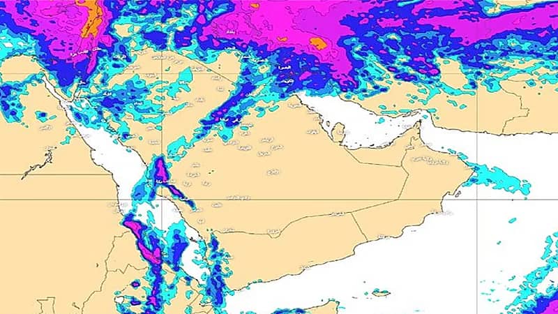 الحصيني: حالة جوية ممطرة نهاية الأسبوع