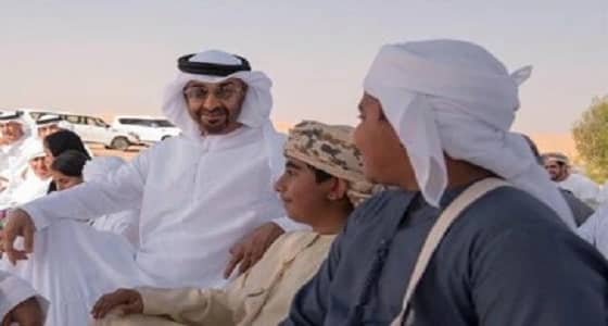بالصور.. محمد بن زايد يلتقي أبناء الشهداء في " مخيم الفجر "