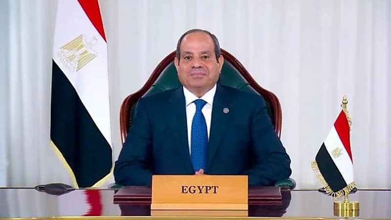 الرئيس المصري: إسرائيل تعمل على تحويل قطاع غزة لمكان غير قابل للعيش.. فيديو