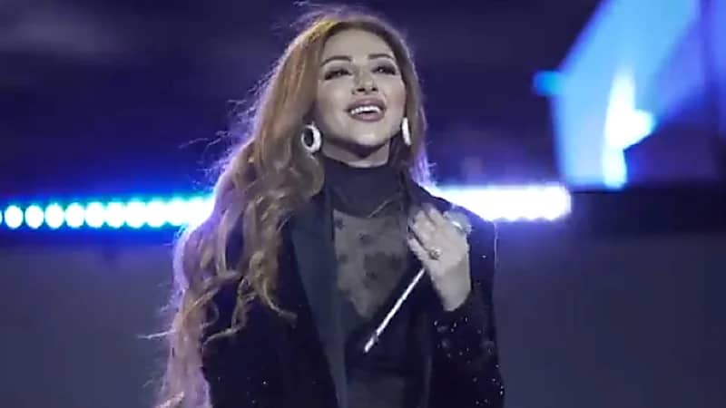 بالفيديو .. رقص ميريام فارس يشعل أجواء "الوعد مدل بيست"