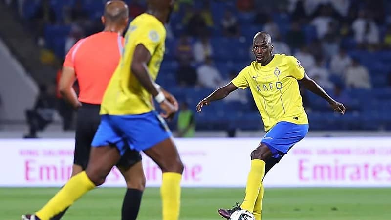 إصابة عبدالله مادو بتمزق في العضلة الخلفية قبل مواجهة الهلال