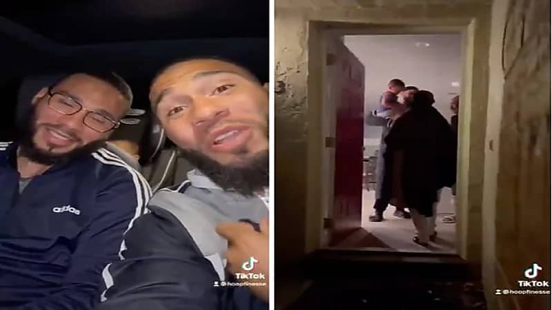 شاهد.. لاعب سلة يستقبل والده بمقلب مثير بعد غيابه عامين