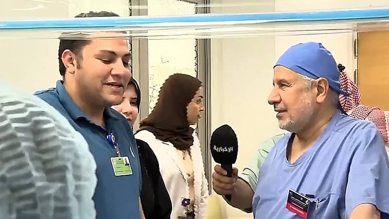 الربيعة لوالد التوأم المصري: رعاية القيادة مستمرة والعلاقات مع مصر وثيقة.. فيديو