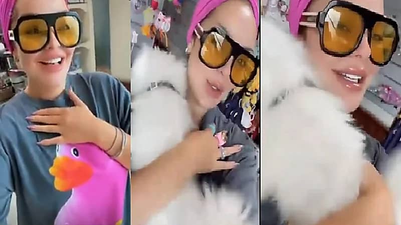 بالفيديو.."زين كرزون" تداعب كلبتها :" بنتي اشتقت لها "