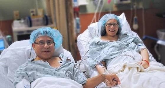 بالفيديو.. رجل يتبرع لزوجته بكليته في عيد زواجهما الـ 23