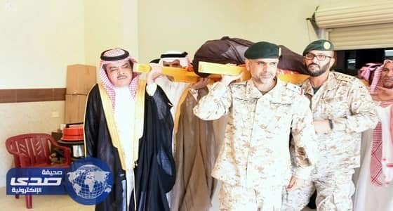 محافظ الرس يشارك الجموع في صلاة الميت على شهيد الواجب الرشيدي