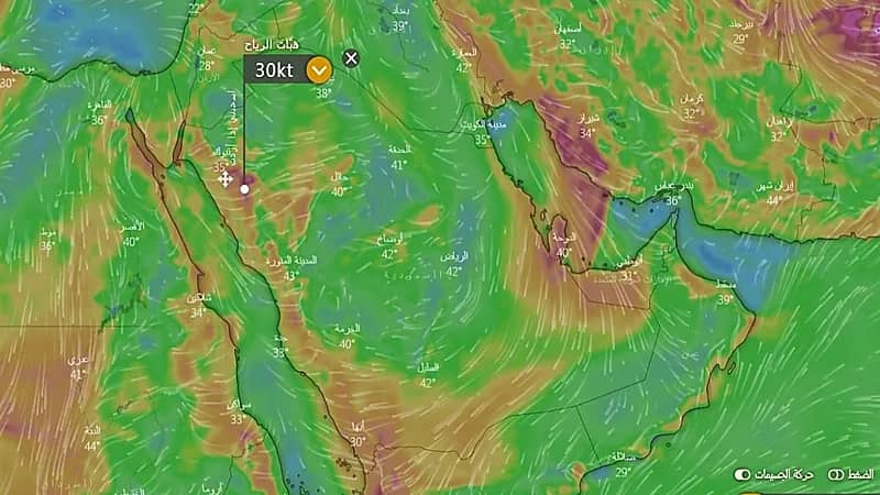 الحصيني: أجواء حارة ورياح مثيرة على المملكة ودول الخليج